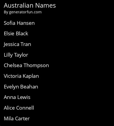 fake name generator australia|random australian name generator.